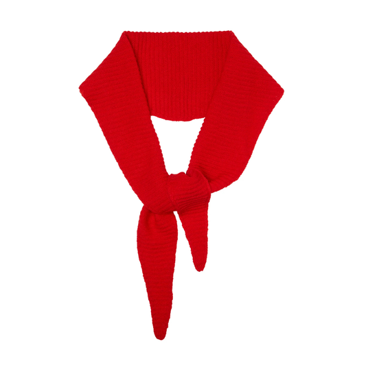 Cashmere Diamond Scarf - Red