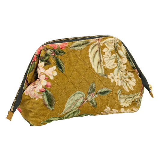 Velvet Pouch Bag - Rhodoleia Gold