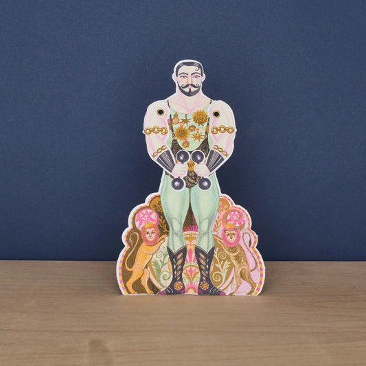Greetings Card - Alexander the Strongman