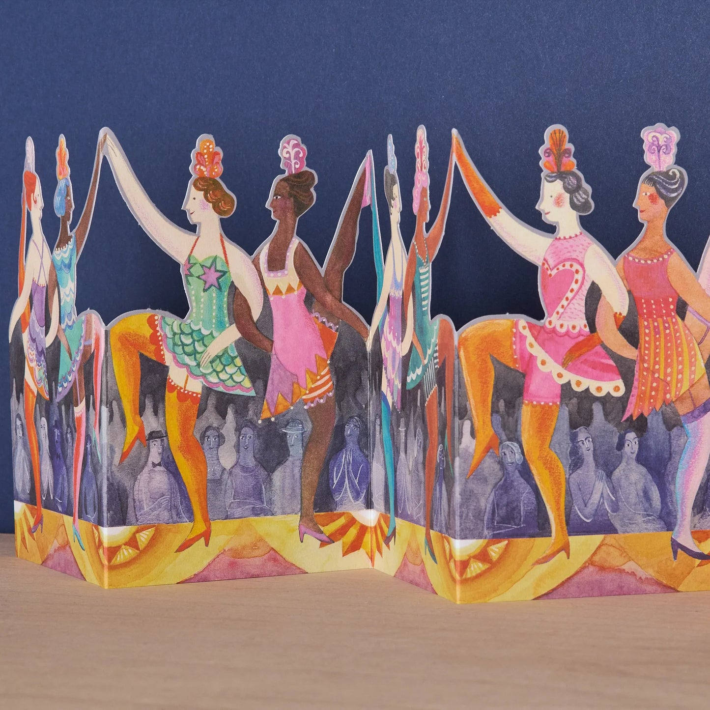 Greetings Card - Cabaret Dancers