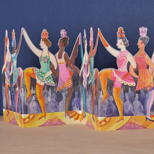 Greetings Card - Cabaret Dancers