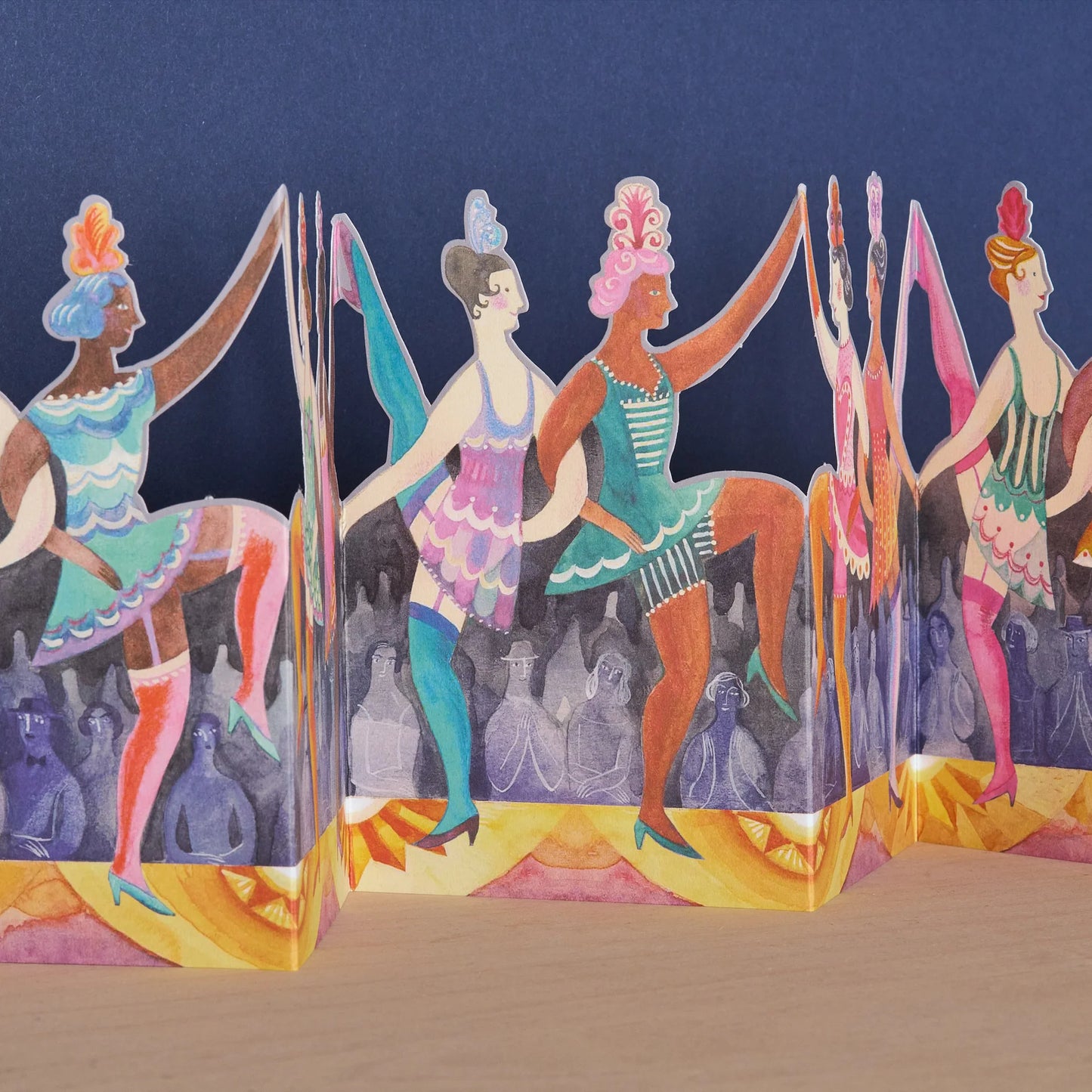 Greetings Card - Cabaret Dancers