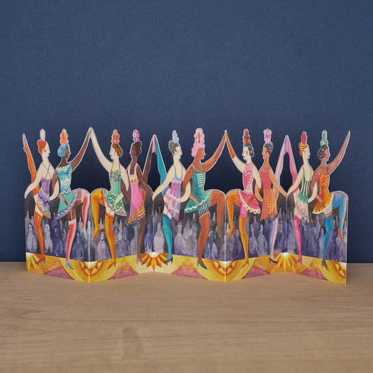 Greetings Card - Cabaret Dancers