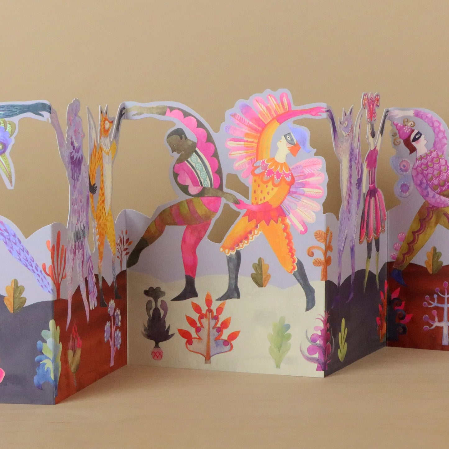 Greetings Card - Carnival Dancers