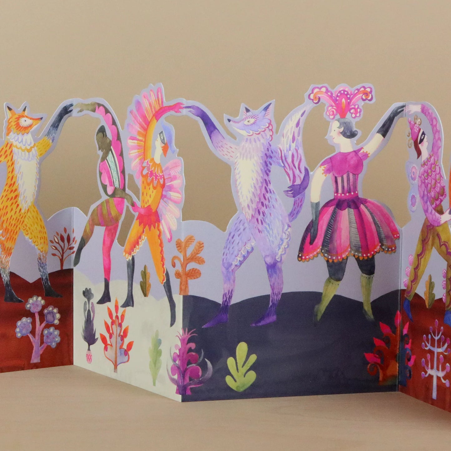 Greetings Card - Carnival Dancers