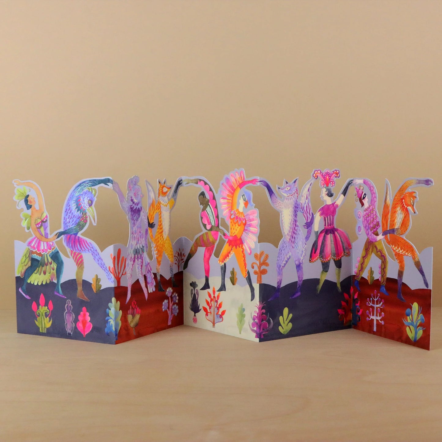 Greetings Card - Carnival Dancers