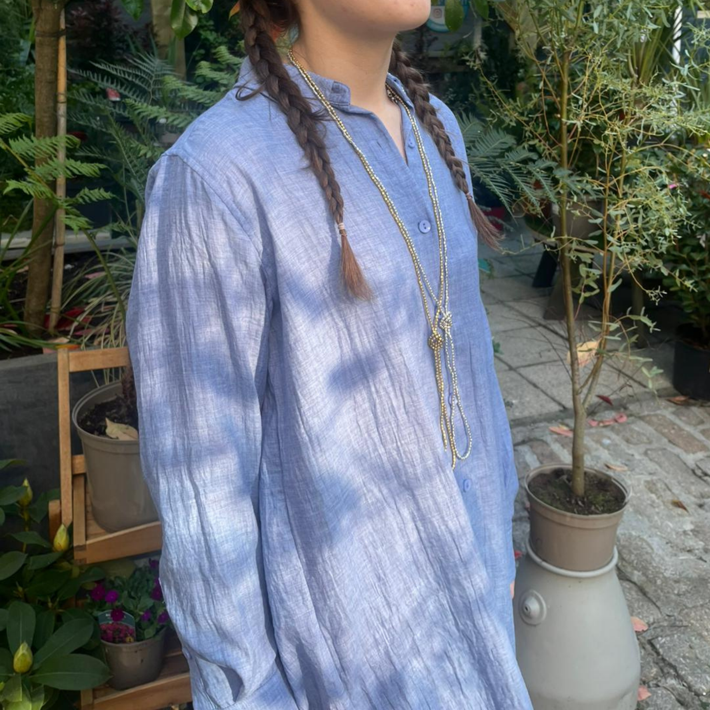 Sarah Dress - Sky Blue