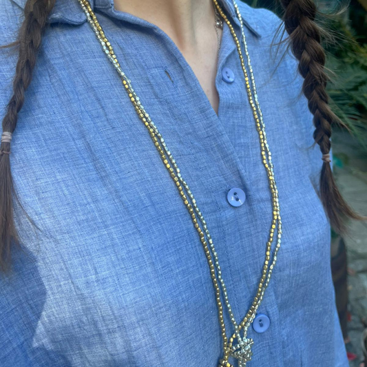 Sarah Dress - Sky Blue