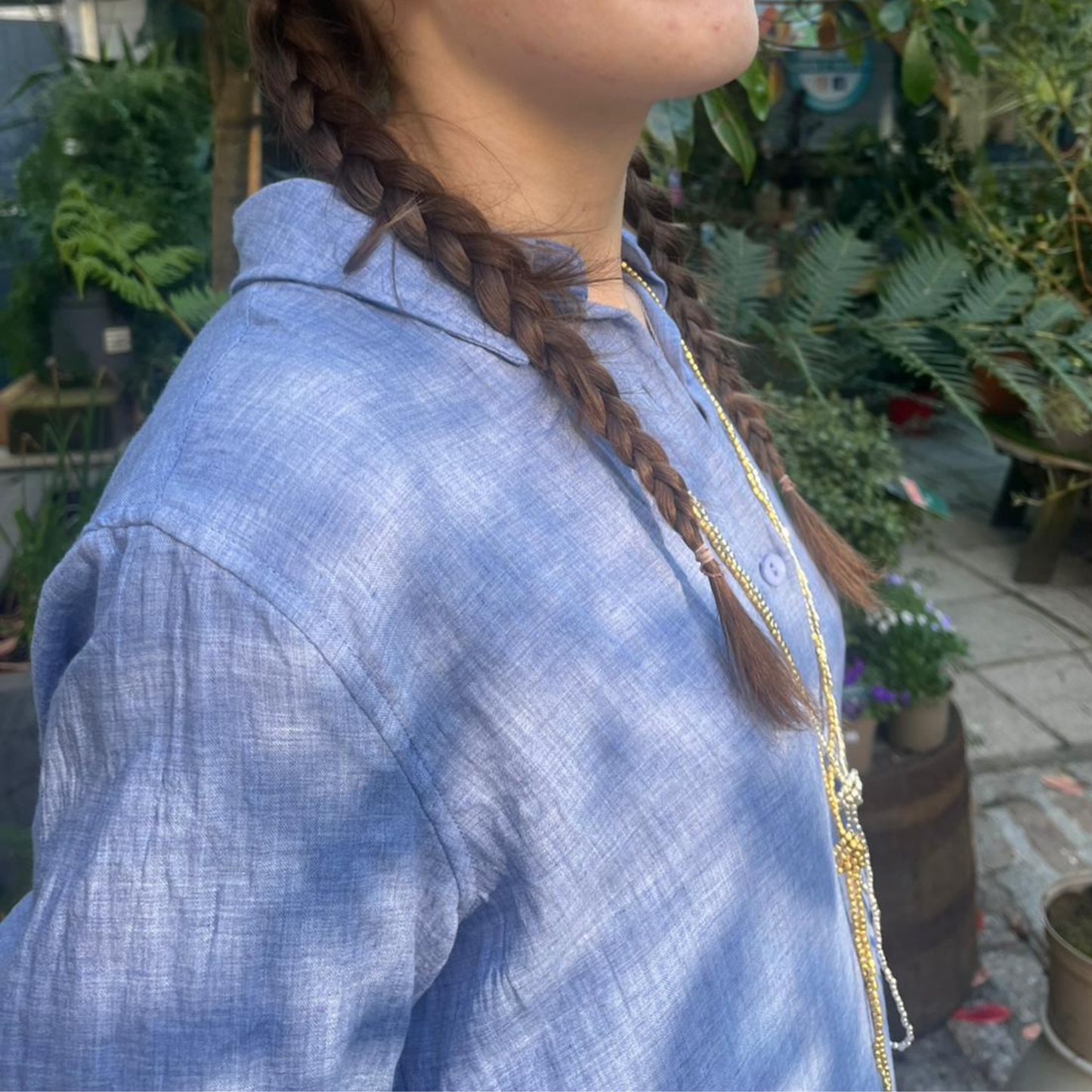 Sarah Dress - Sky Blue