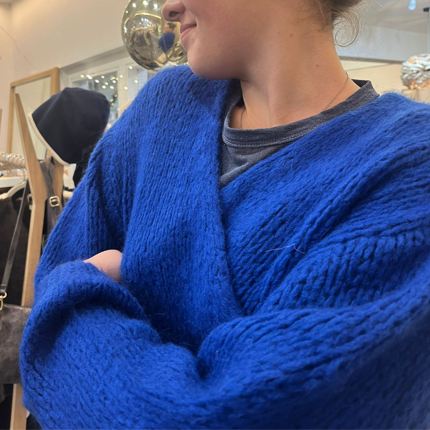 Smila Mohair Cardigan - Royal Blue