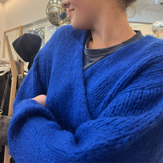 Smila Mohair Cardigan - Royal Blue