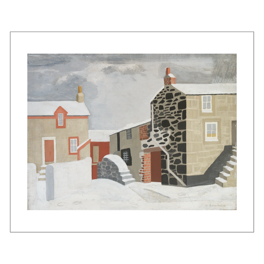 Greetings Card - Snow Scene, St. Ives