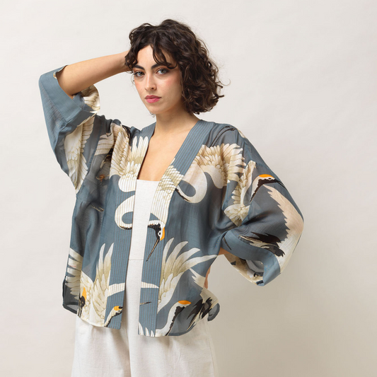 Kimono - Stork Slate Grey