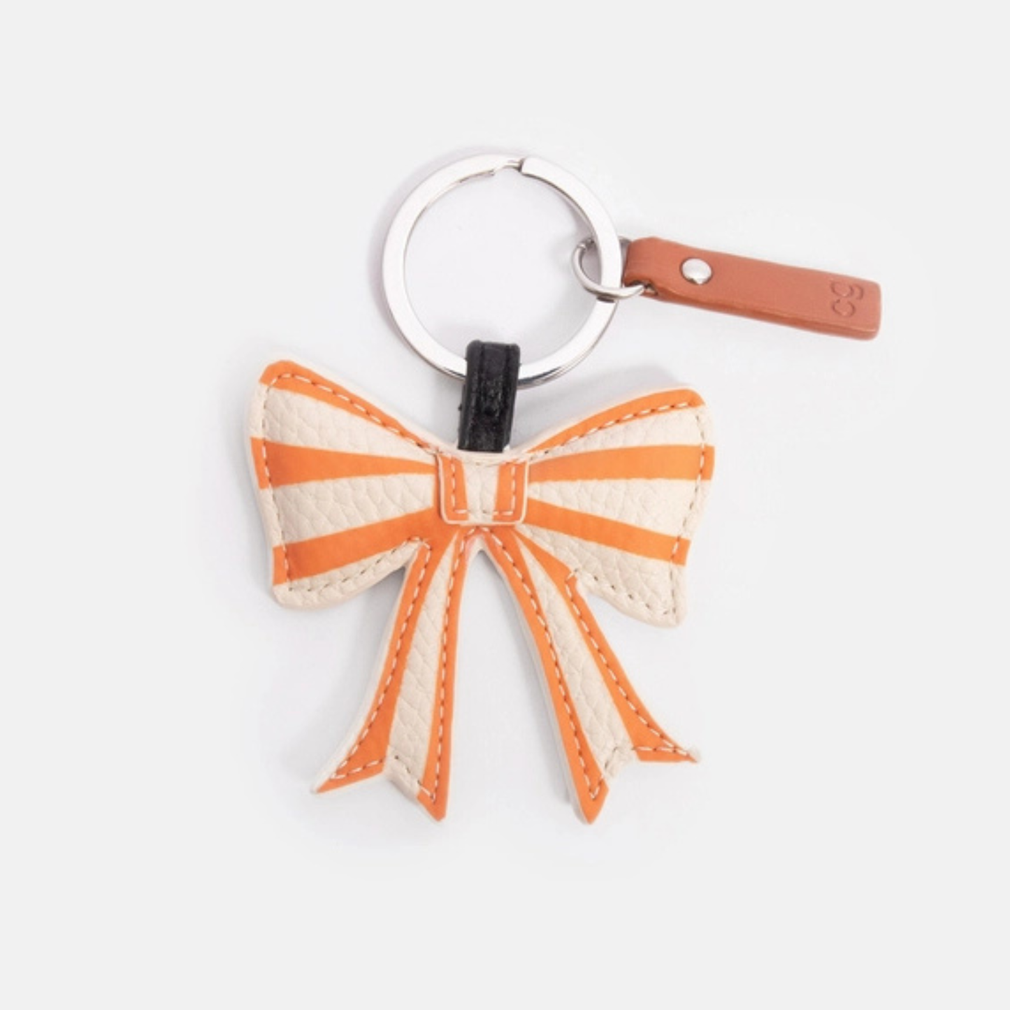 Keyring - Orange Bow