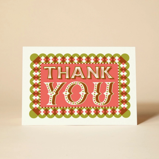 Greetings Card - Thank You