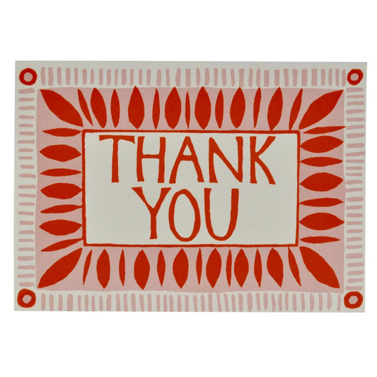Greetings Card - Thank You Neon