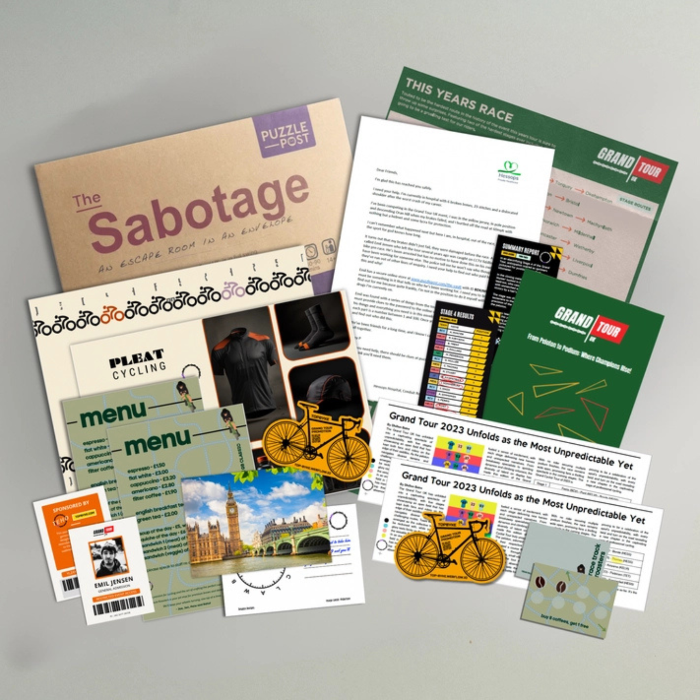 Escape Room In An Envelope - The Sabotage