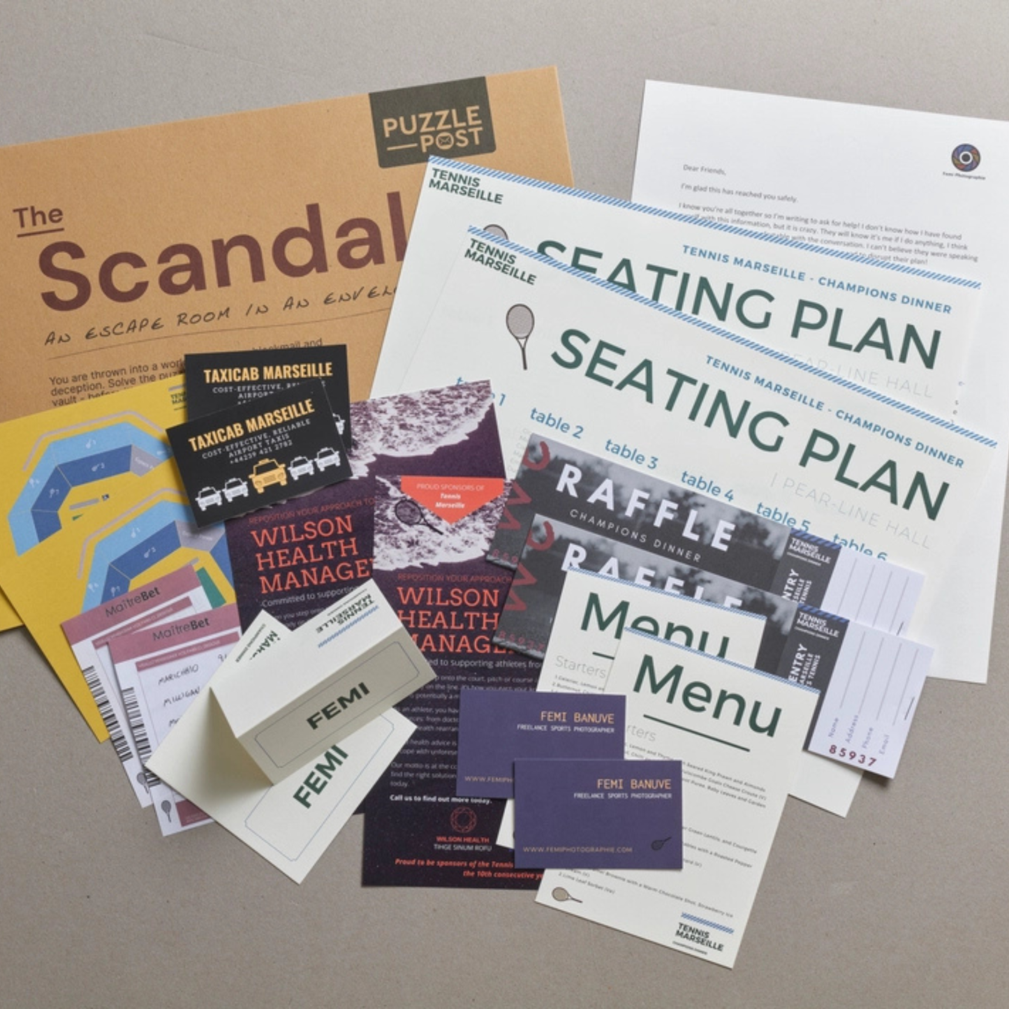 Escape Room In An Envelope - The Scandal