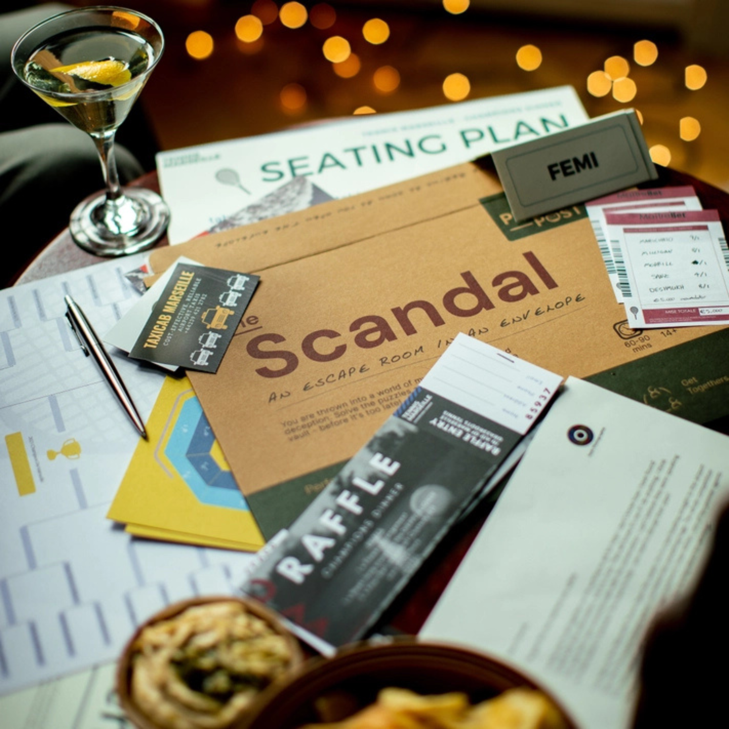 Escape Room In An Envelope - The Scandal