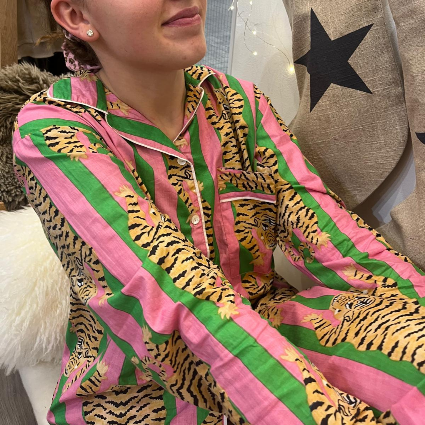 Pajama Set - Tiger Stripe