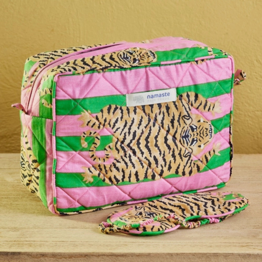 Wash Bag - Tiger Stripe