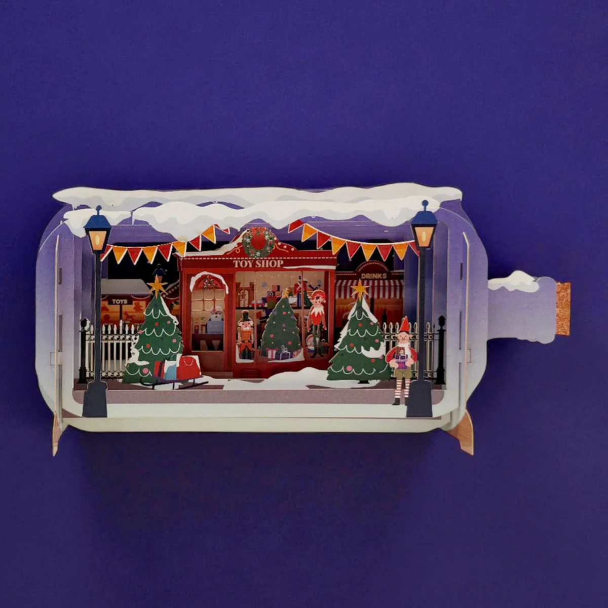 Pop Up Greetings Card - Toy Shop
