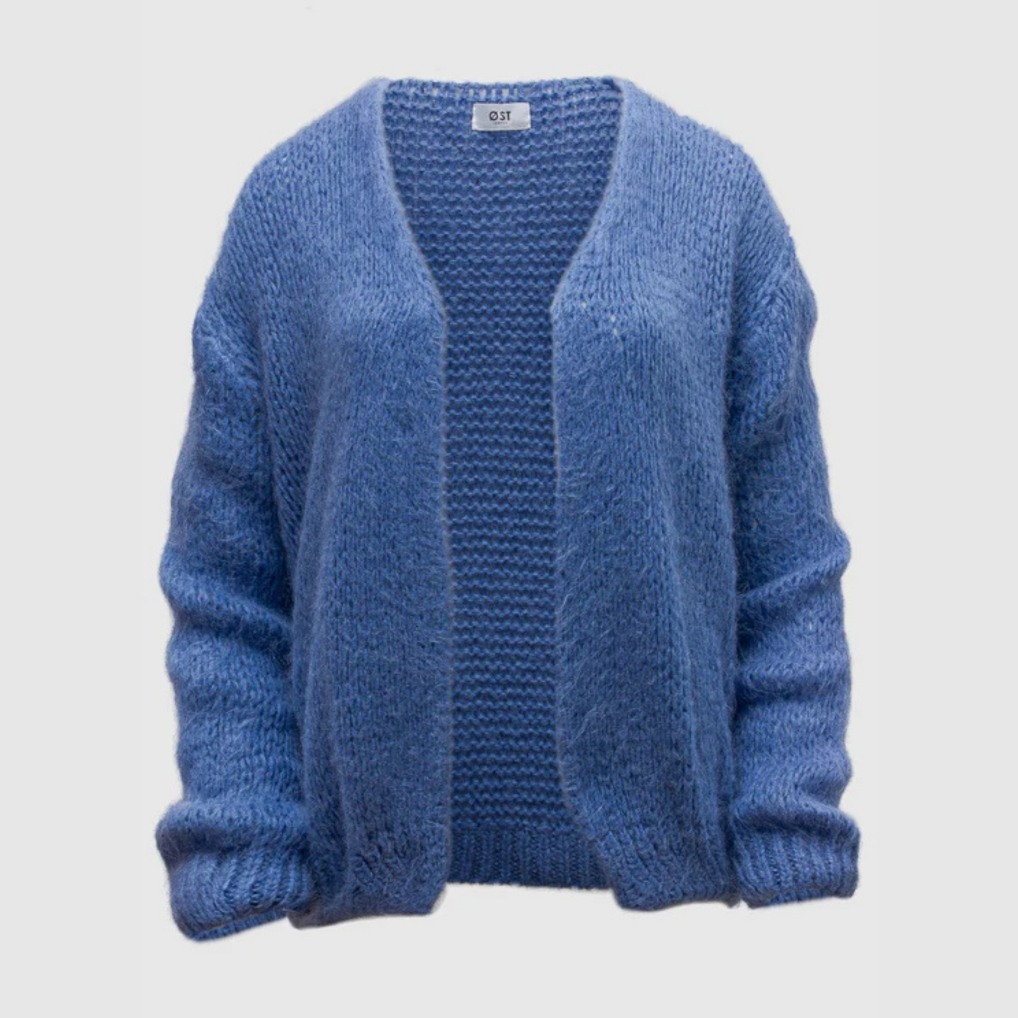 OST London Smila Mohair Cardigan - Denim Blue