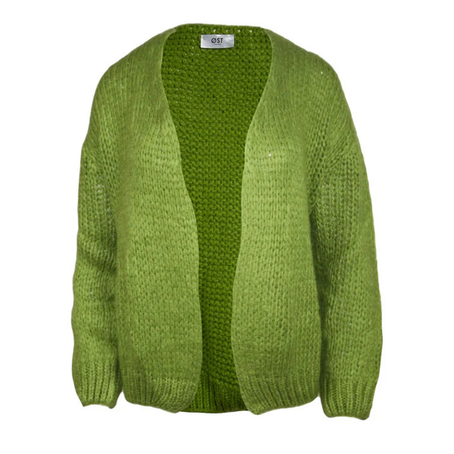 OST London Smila Mohair Cardigan - Lime Green