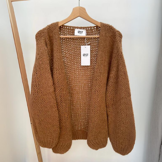 OST London Smila Mohair Cardigan - Camel