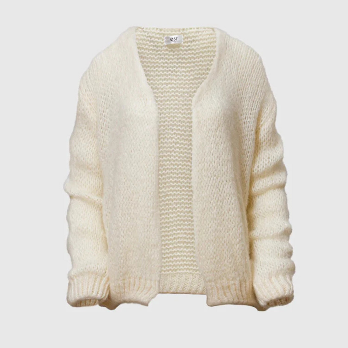 OST London Smila Mohair Cardigan - White