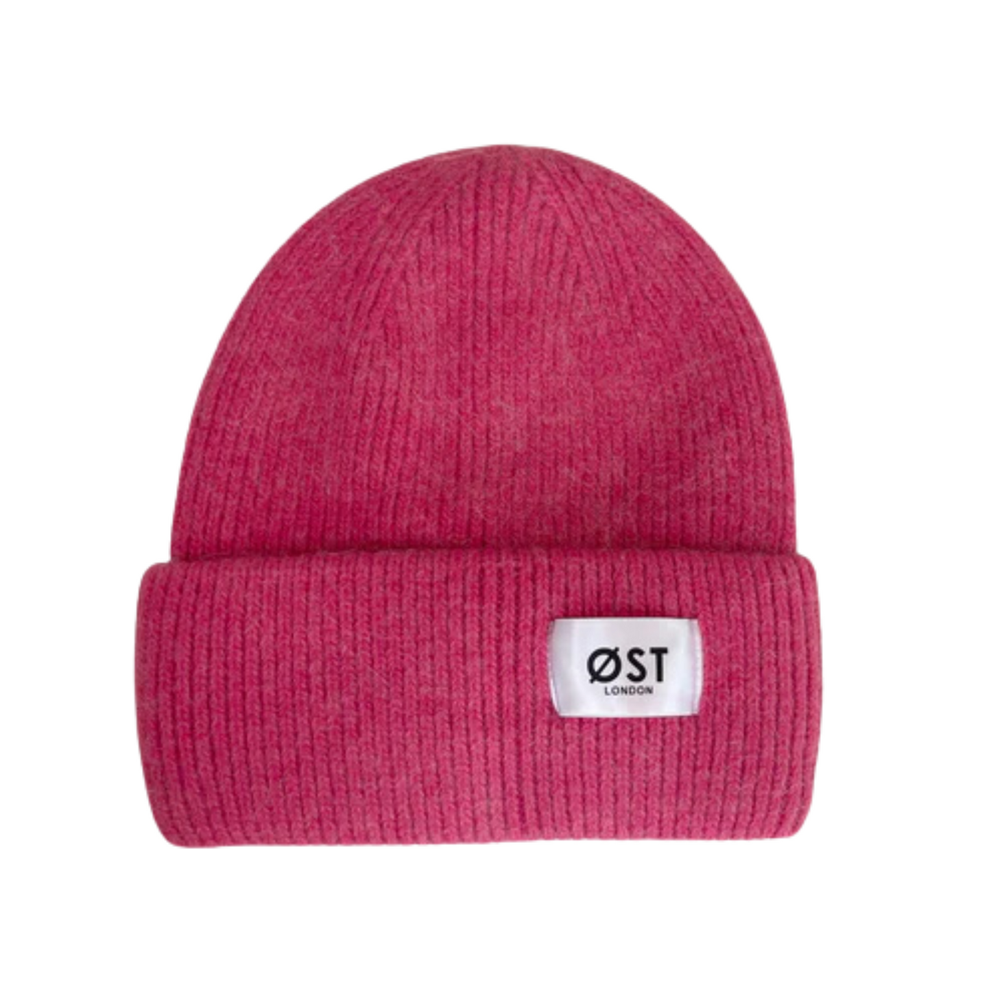 OST London Clara Angora Beanie - Bright Pink