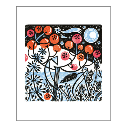 Greetings Card - Winter Berries