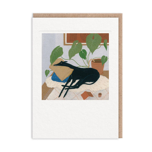 Greetings Card - Greyhound