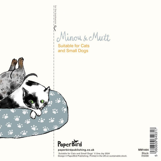 Greetings Card - Suitable for Cats and Small Dogs