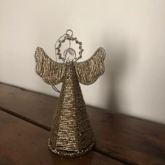 Hanging Beaded Decoration - Angel