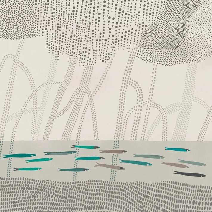 Greetings Card - Trees By the River