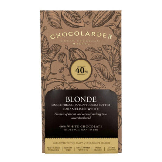 Chocolarder Bar - Blonde 40% White Chocolate