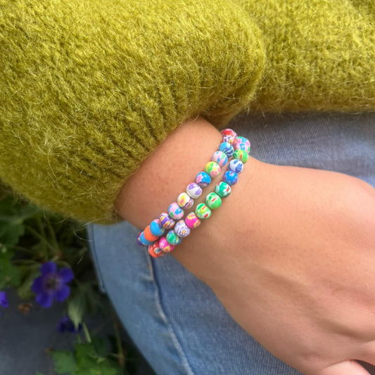 Clay Bead Bracelet - Multi