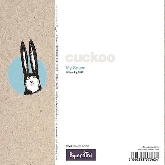 Greetings Card - My Space