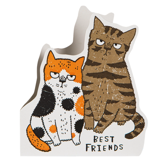 Greetings Card - Grumpy Best Friends