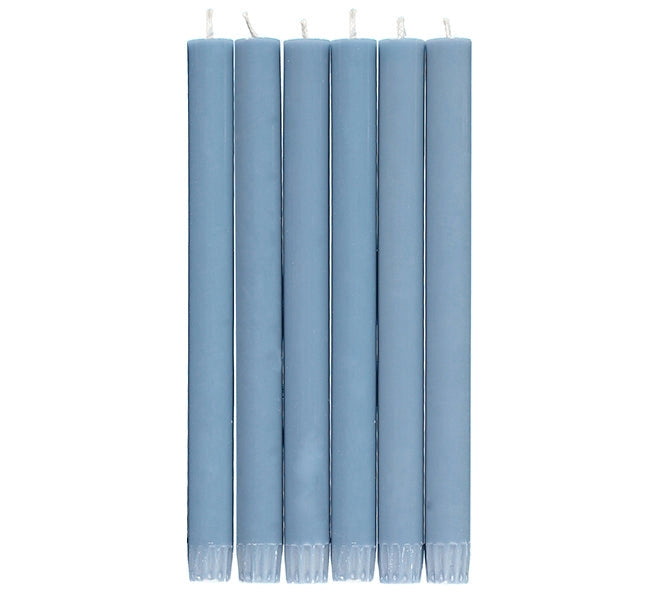 British Colour Standard Dinner Candles - Pack of 6