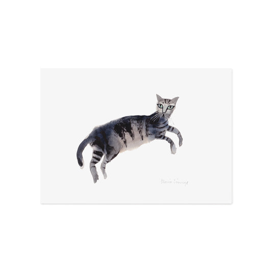 A4 Print - Striped Cat