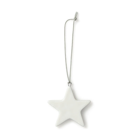 Chalk UK Porcelain Hanging Decoration - Star