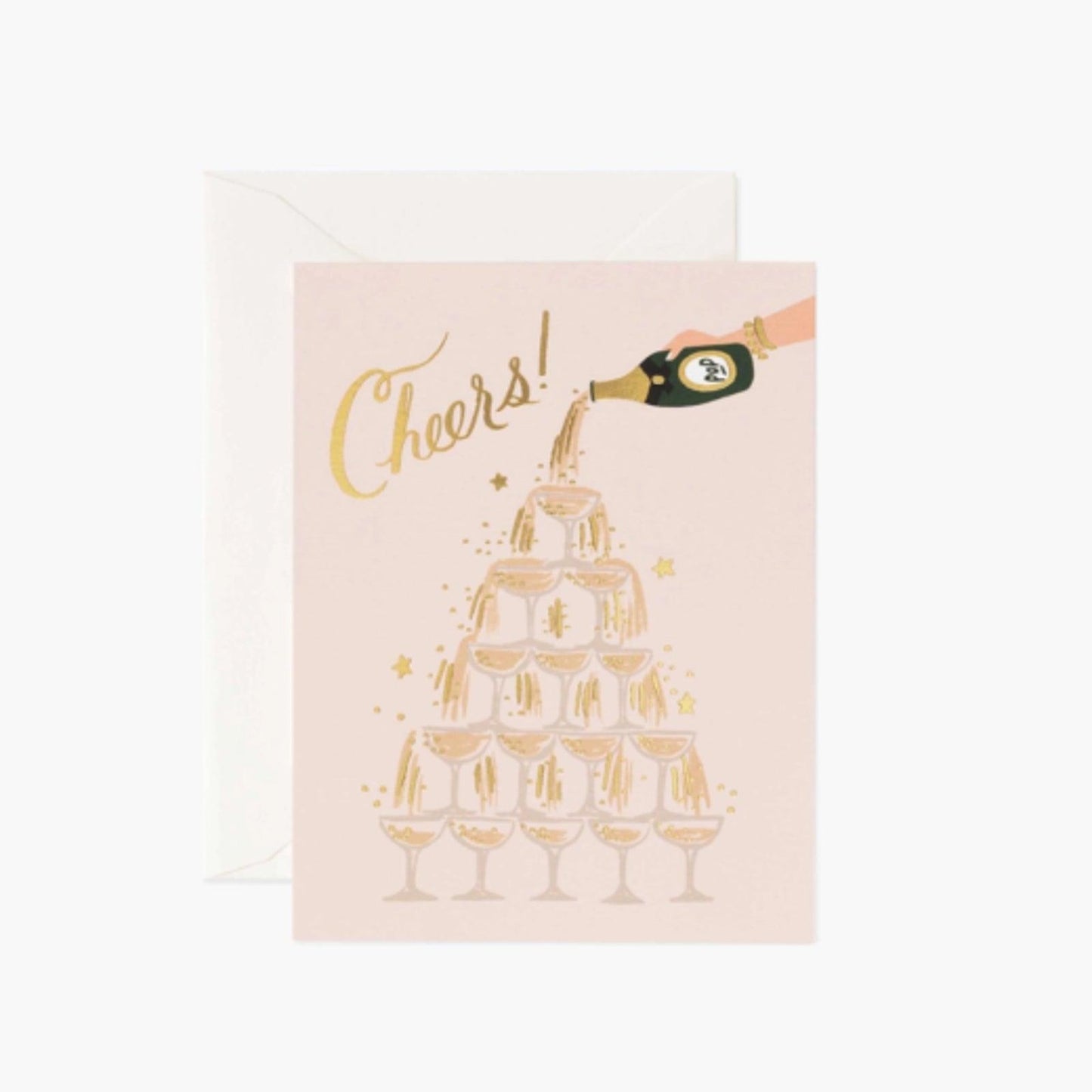 Rifle Paper Greetings Card - Champagne Tower