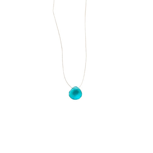 Silk Cord Necklace - Apatite