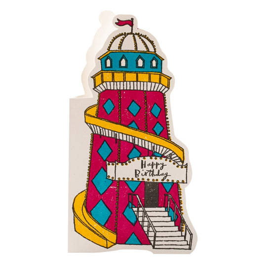 Greetings Card - Helter Skelter