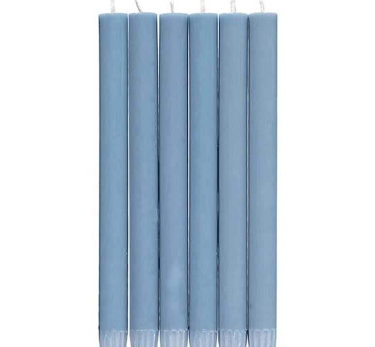 British Colour Standard Dinner Candles - Pack of 6