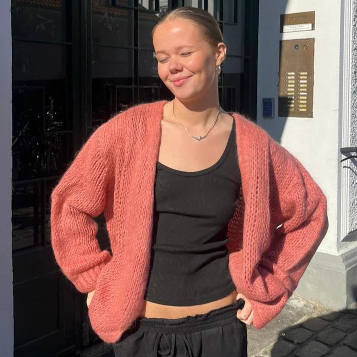 Smila Mohair Cardigan - Rosa