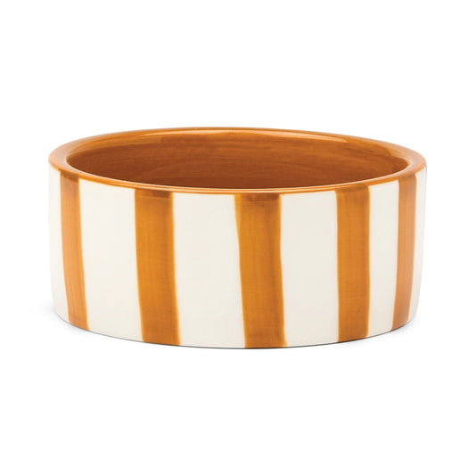 Ceramic Wine Coaster - Yellow Stripe