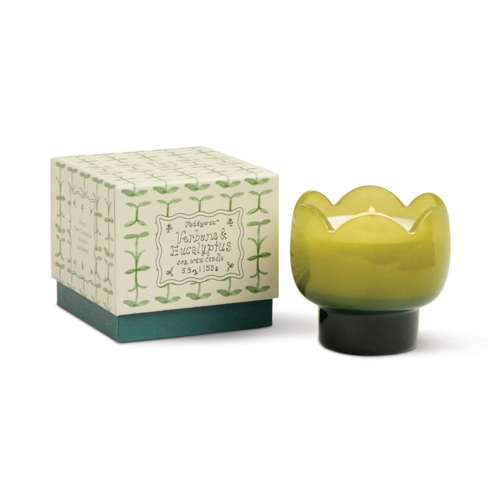 Tulip Glass Candle - Verbena & Lemongrass